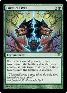 Foil x1 Magic the Gathering 1x Innistrad mtg card Parallel Lives 