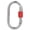 Red, variant on Rock Climbing Carabiner Light weights Twist Carabiner Hook with Screwgate Spring Keychains Clip Hook Buckle Sturdys