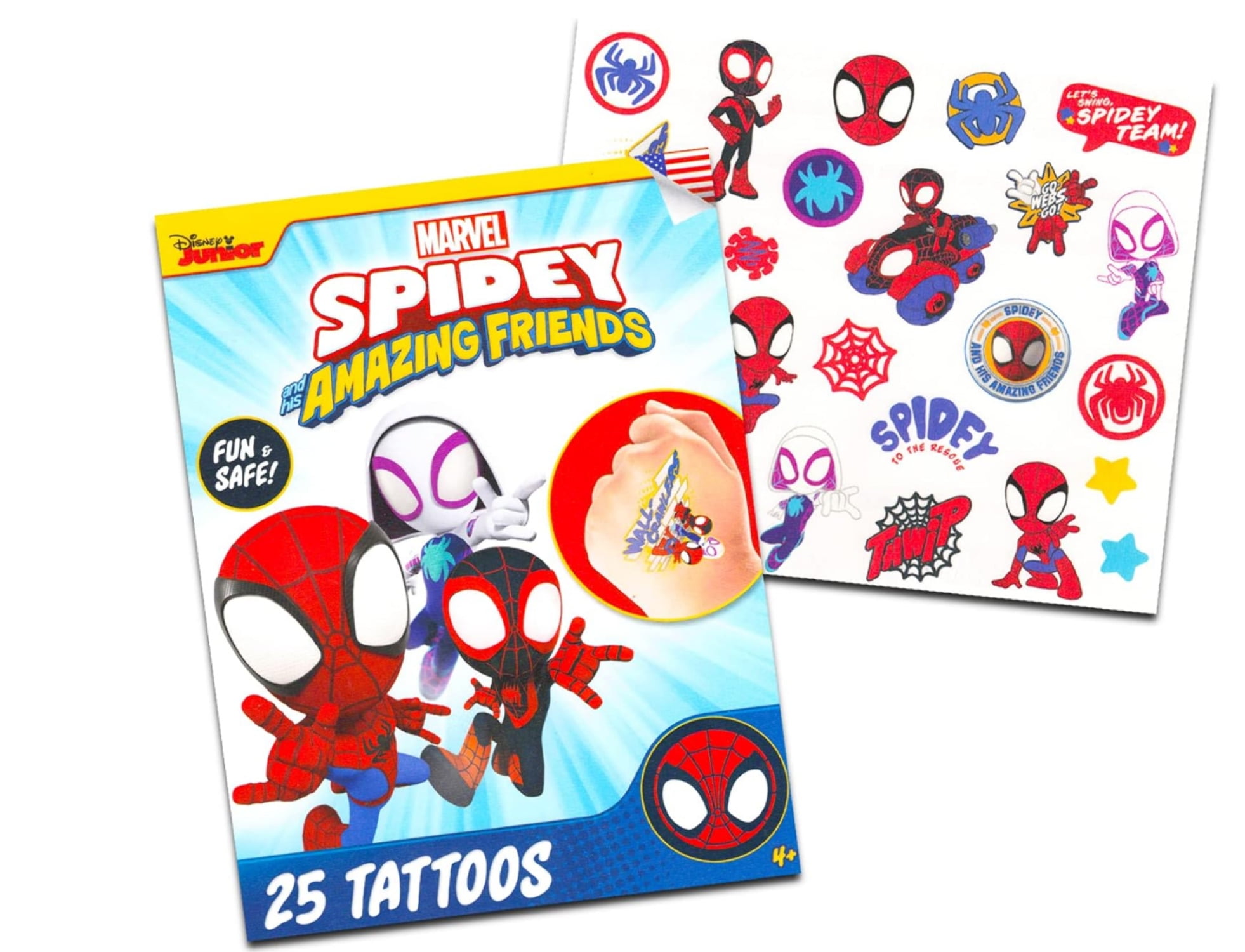 Marvel Spidey and His Amazing Friends Kids Drum Set – Musical Toy Drum Kit for Boys Girls, Complete Kids Percussion Set with Sticks, Educational Musical Instrument Toy for Early Learning and Fun