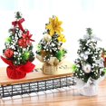 thumbnail image 5 of Decoración de árbol de Navidad multicolor, fácil de llevar, decoración en miniatura para el hogar, decoración de árbol de Pvc para escritorio, 5 of 5
