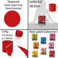 thumbnail image 4 of Papier Hygiénique Coloré Parfumé de Luxe 6 Rouleaux Jumbo 3 Épaisseurs 180 Feuilles, 4 of 6