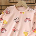 thumbnail image 4 of NOLDARES Newborn Infant Toddler Baby Boy Clothes 2-Piece Cotton Graphic Print Long Sleeve Sweatshirt Tops Elastic Joggers Pants Outfits Clothing(Pink,12-18 M), 4 of 4