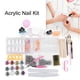 thumbnail image 4 of Acrylic Nail Kit Set Glitter Powder Nail Files Practice False Fingernail Nail Art Tools Manicure Set, 4 of 5