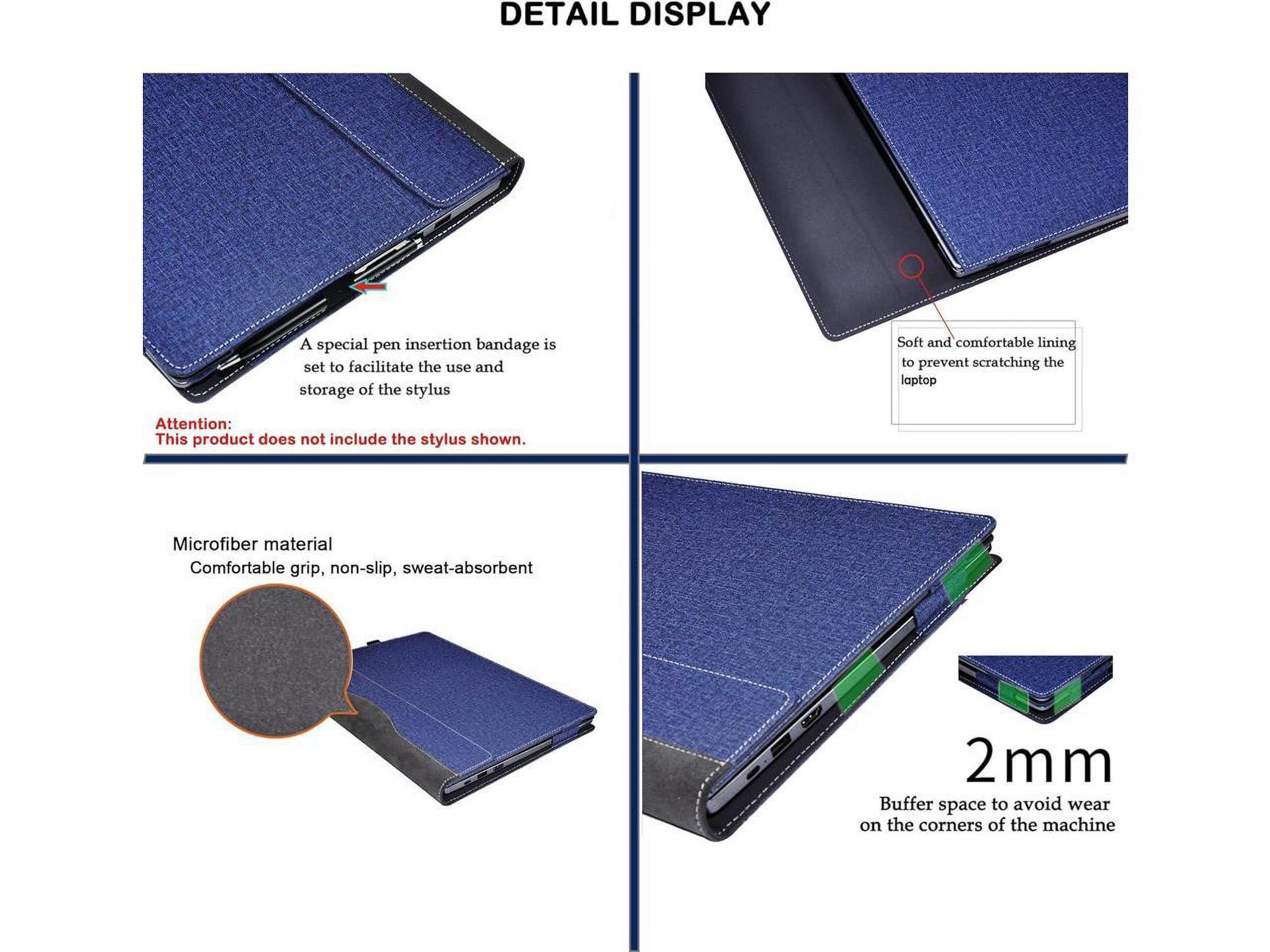 Laptop Case for 16 inch ASUS VivoBook 16X S3604 K3605 M1603 X1603 & VivoBook 16 OLED F1603 X1605 M1605 & Vivobook S 16X S5602 M5602 Sleeve,2 in 1 PU Leather Protective Cover + Pencil Holder