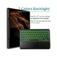 thumbnail image 3 of Bluetooth Touchpad Keyboard Case for Samsung Galaxy Tab S10 Plus / S9 Plus / S9 FE Plus / S8 Plus 12.4 inch, 7 Colors Backlight Detachable Wireless Trackpad Keyboard & Slim Stand Cover, 3 of 7