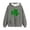 Gray, variant on Gfyviroh Toddler St. Patrick's Day Sweatshirts 2-14 Years Boys Girls Hoodies Cute Print Long Sleeve Sweatshirts Loose Hooded Tops with Front Pocket