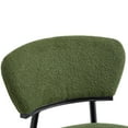 thumbnail image 5 of Irving Modern Upholstered Dining Chairs with Metal Legs, Green, Set of 2, 5 of 8