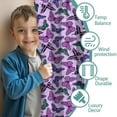 thumbnail image 3 of Blackout Kids Curtains,Purple Butterfly Pattern Childrens Insulated Curtains Set Of 2,Bedroom Essentials,Toddler Room Decor 42"x63", 3 of 5