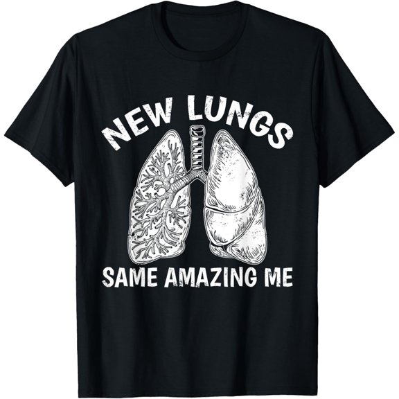 t-shirt Lung Transplant Contains Recycled Parts Organ Recipient T-ShirtMen and women can wear, black T-shirts, gifts. Age: M,L，XL 2XL, 3XL, 4XL