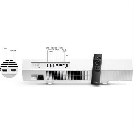 Optoma CinemaX P2 Smart 4K HDR UHD Laser All-in-One Home Entertainment System