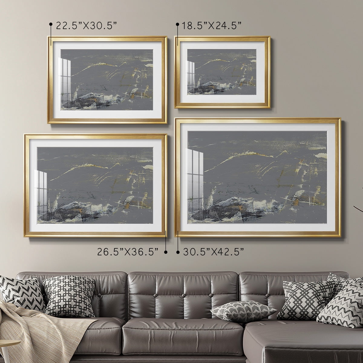 Mystique Abstract I Premium Framed Print - Ready to Hang