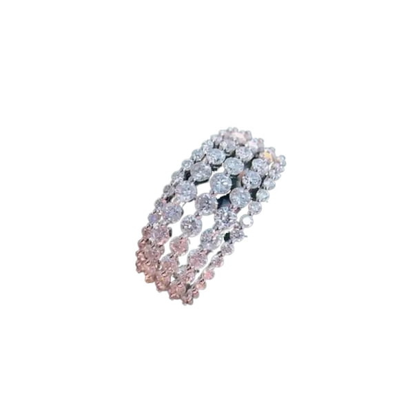 LINXIQIN With handcrafted details Anniversary Promise Ring For Women For Her High Quality Shiny Cubic Zirconia AAA Zircon Ring Elegant Gift Comes in Elegant Box