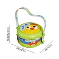 thumbnail image 3 of KOYPTL Kids Drum Toys For Toddlers 1-3 Years Old,Cute Min Cartoon Waist Drum Percussion Instrument Toy,Montessori Sensory Toys Preschool Educational Learning Musical Toys,Gift For Boys Girls 3 4 5+, 3 of 6