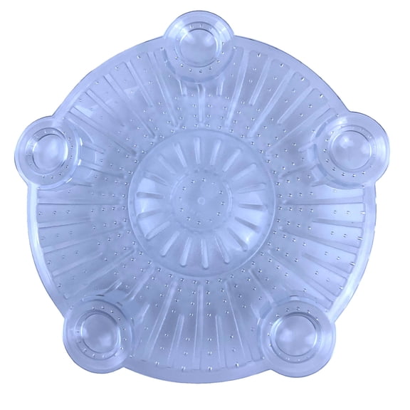 Mainstays Clear Plastic Hair Catcher Drain Catch