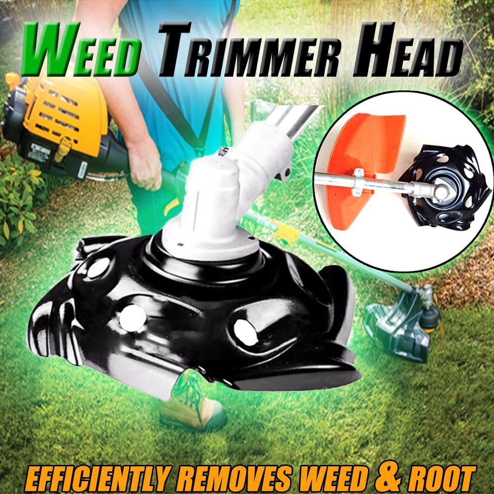 Weed Trimmer Head Lawn Mower Sharpener Weed Trimmer Head for Power Lawn Mower 