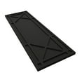 thumbnail image 6 of Ekena Millwork 18"W x 41"H True Fit PVC Bungalow Fixed Mount Shutters, Black (Per Pair - Hardware Not Included), 6 of 9