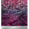 thumbnail image 3 of Soimoi Polyester Crepe Fabric Snake Panel Print Sewing Fabric Yard 52 Inch Wide, 3 of 3