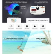 Joopin Polarized Womens Sunglasses Ladies Large Frame Driving Cycling Sun Glasses Tortoise Shades (Crystal Amber)