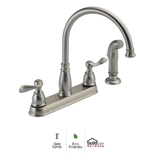 Delta 21996LF Windemere Kitchen Faucet with Side Spray Includes Lifetime Warranty by Delta