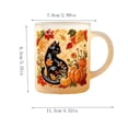 thumbnail image 3 of Coffee Cat Pattern Mug, Creative Daily Drinking Cup, Home Desktop Decor, Holiday And Daily Gift, 3 of 6