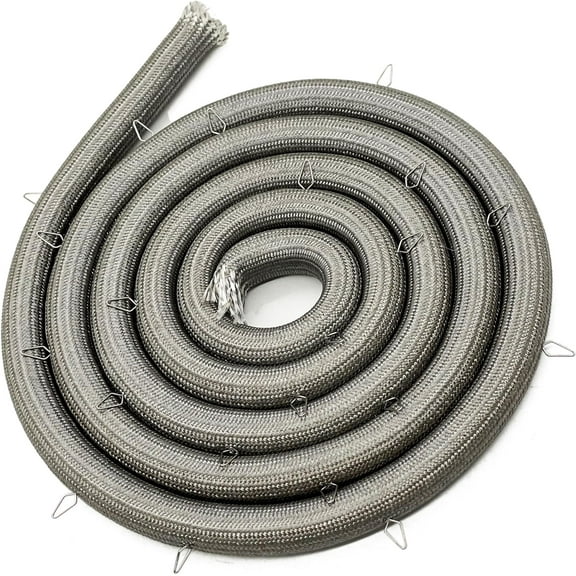 Whole Parts Range Oven Door Seal Gasket, Including 21 Mounting Clips, Part# WP4455380 - Replacement & Compatible with Some Kitchen Aid and Whirlpool Ranges or Ovens