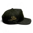 thumbnail image 5 of VAGO STYLE Gorra San Judas Diamond Negra Gamuza Cristales Piel Snapback Lujo, 5 of 5