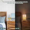 thumbnail image 5 of Spring Sunflower Bedside Table Lamp LED Warm Lights with USB Charging Port Retro Cylinder Desk Lamps for Bedroom Living Room Office Coffee Bar Decoration, 5 of 7