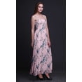thumbnail image 4 of Bimba Blossom & Robin Bird Printed Women Georgette Smocked Strap Dress-Large, 4 of 7