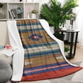thumbnail image 2 of Bohemian Vintage Throw Blanket - 50x60 Sherpa Blanket, Ffluffy Blanket for Kids & Women, Ffluffy Blanket for Couch, Boho Oriental Bed Throw Blanket, 2 of 5