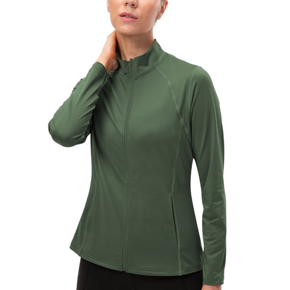 AXXD Basic Business Casual Tops for Women Summer 2024 Yoga Slimming Casual Gym Long Sleeve Turndown Fitness T-shirt Tops Blouse
