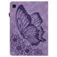 thumbnail image 4 of Allytech for Galaxy Tab A7 10.4" Case SM-T500 T505 T507, Slim Fit Multi Angle Viewing Stand Flip Cover Protective Shockproof Butterfly Design Cases for Samsung Galaxy Tab A7 10.4" - Purple, 4 of 10
