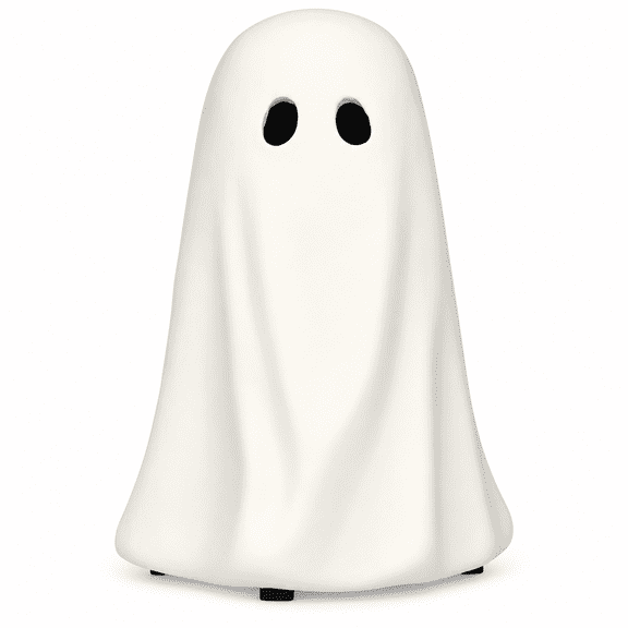 Clearance! Halloween Ghost Figurine, Cute Standing Ghost Decoration for Tabletop Mantel Shelf Entryway, Spooky White Ghost Decor for Halloween Party and Fall Home Decor