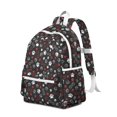 thumbnail image 2 of Paw Prints and Bones Backpack for School,Cute School Bag,Schoolbag with Adjustable Shoulder Straps & Padded Back,13.4"x11"x4.7", 2 of 6