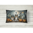 thumbnail image 2 of Carolines Treasures DAC2053PW1216 16 x 12 in. Unisex Sheltie Spooky Halloween Fabric Decorative Pillow, 2 of 4