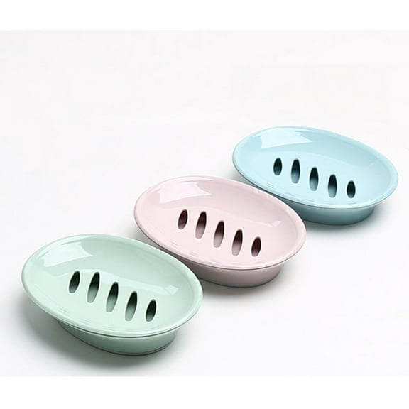 HEALEEP 1Set Small Soap Dish With Drain For Household Use