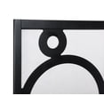 thumbnail image 4 of Roundhill Furniture Arvada 4-Panel Wood Room Divider w/Circle Pattern in Black, 4 of 5
