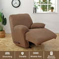 thumbnail image 3 of MarCielo 1 Piece Lazy Boy Recliner Cover Stretch Recliner Slipcover Chair Couch Cover Monica(taupe), 3 of 3