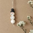 thumbnail image 4 of Adornos Navideños Xihbxyly Muñeco de Nieve Feliz Tejidos a mano, 4 of 6