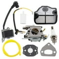 thumbnail image 2 of Carburetor Carb Air Filter Fuel Line Kit for Jonsered 2036 2040 CS2040 Chainsaw W/ Ignition Coil Tune Up Kit, 2 of 6