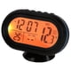 thumbnail image 3 of Termómetro Digital para Coche quatre en un, Medidor de Voltaje, Probador de Reloj Luminoso, , Monitor LCD, Luz Trasera Congeción azul shamjiam Reloj del termómetro del coche, 3 of 9