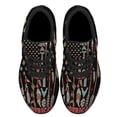 thumbnail image 2 of Native American flag Pride Feather Shoes Sneakers Black Size 6, 2 of 7