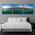 thumbnail image 5 of Epic Art 'Sarasota Sunset 2' by Epic Portfolio, Acrylic Glass Wall Art, 3 Piece Set, 108" x 36", 5 of 8