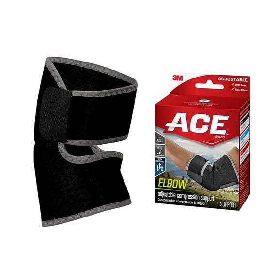 ACE Brand Neoprene Elbow Support, Adjustable Brace, One Size
