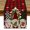 Red Green Black, variant on Christmas Gnome Table Runner Buffalo Plaid Check Xmas Table Decor Swedish Winter Holiday Kitchen Dining Home Decorations