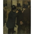 thumbnail image 3 of Edgar Degas 12x14 Black Modern Framed Museum Art Print Titled - Portraits at the Stock Exchange (1878 - 1879), 3 of 5