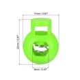 thumbnail image 2 of Cord Locks, Ball Spring Toggle Stopper for Drawstring Bag Shoelaces, Fruit Green 30 Pack, 2 of 5