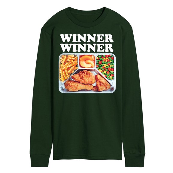 Instant Message - Winner Winner Chicken Dinner - Men's Long Sleeve T-Shirt