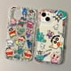 thumbnail image 5 of Funda de teléfono transparente Crayon Shin-chan para IPhone 15 14 Pro 13 12 11 Pro Max XR, parachoques transparente, cojín de aire, funda suave para pareja, 5 of 5