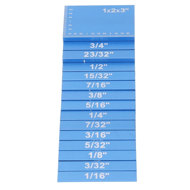 Height Gauge Set, 15Pcs Setup Blocks 100mm 0.001 Accuracy Robust for Woodworking