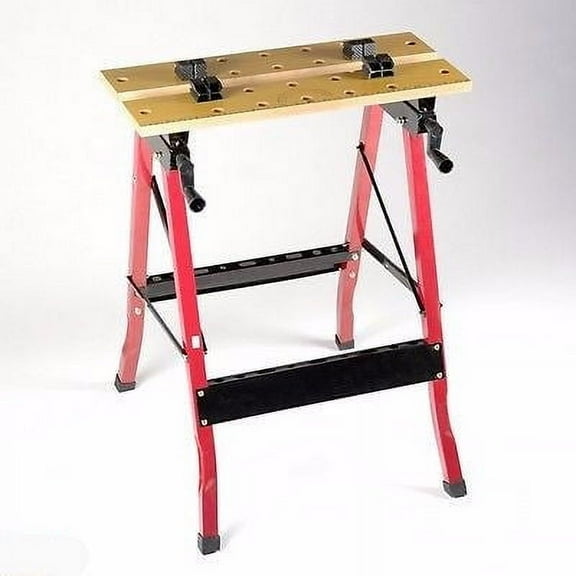 Portable Fold Up Folding Workbench Work Vise Bench Clamp Table Saw Horse Vice